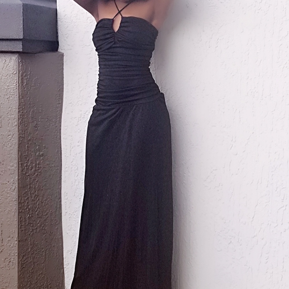 Long beautiful dress with glitter
